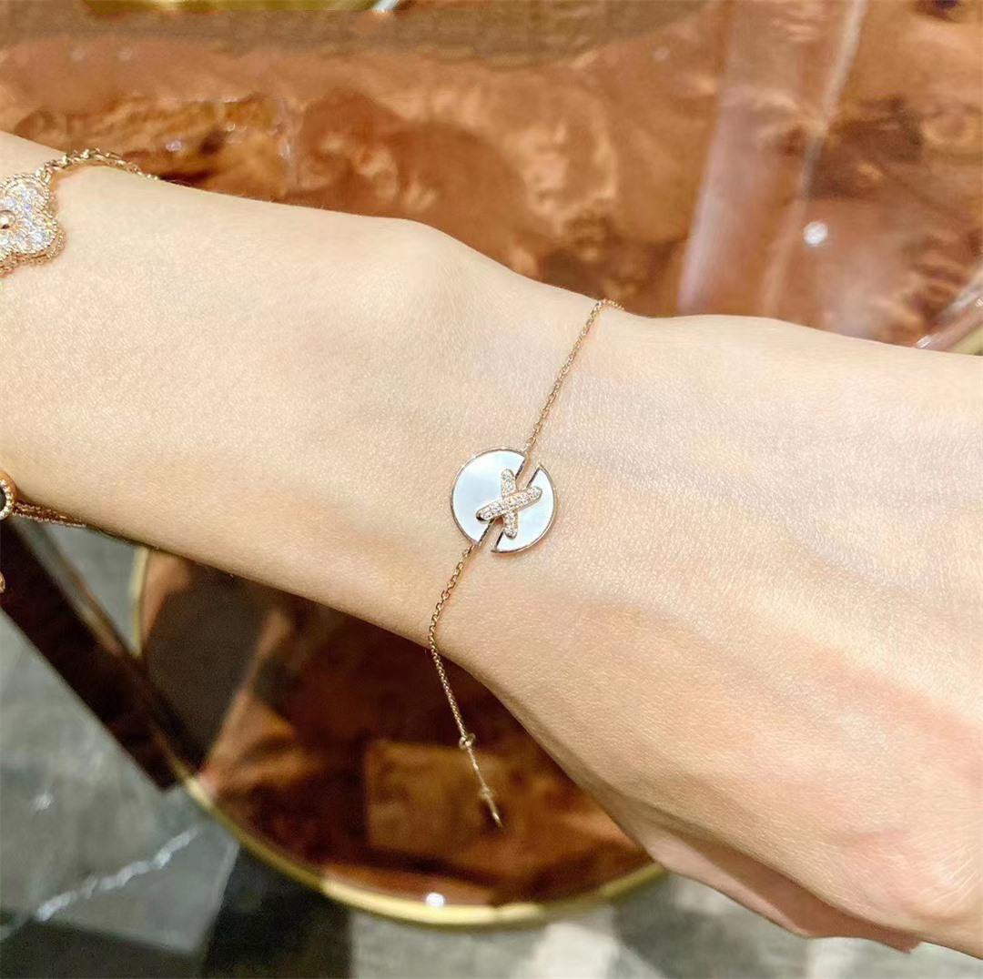 [ORA]JEUX DE BRACELET MOP PINK GOLD DIAMONDS
