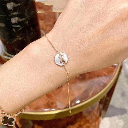 [ORA]JEUX DE BRACELET MOP PINK GOLD DIAMONDS