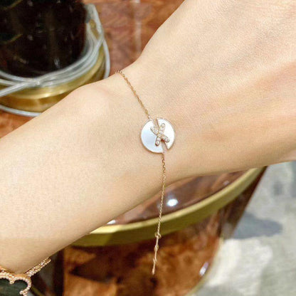 [ORA]JEUX DE BRACELET MOP PINK GOLD DIAMONDS