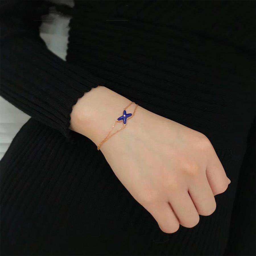 [ORA]Hollow Design Four-Leaf Clover Flower Shape Ring