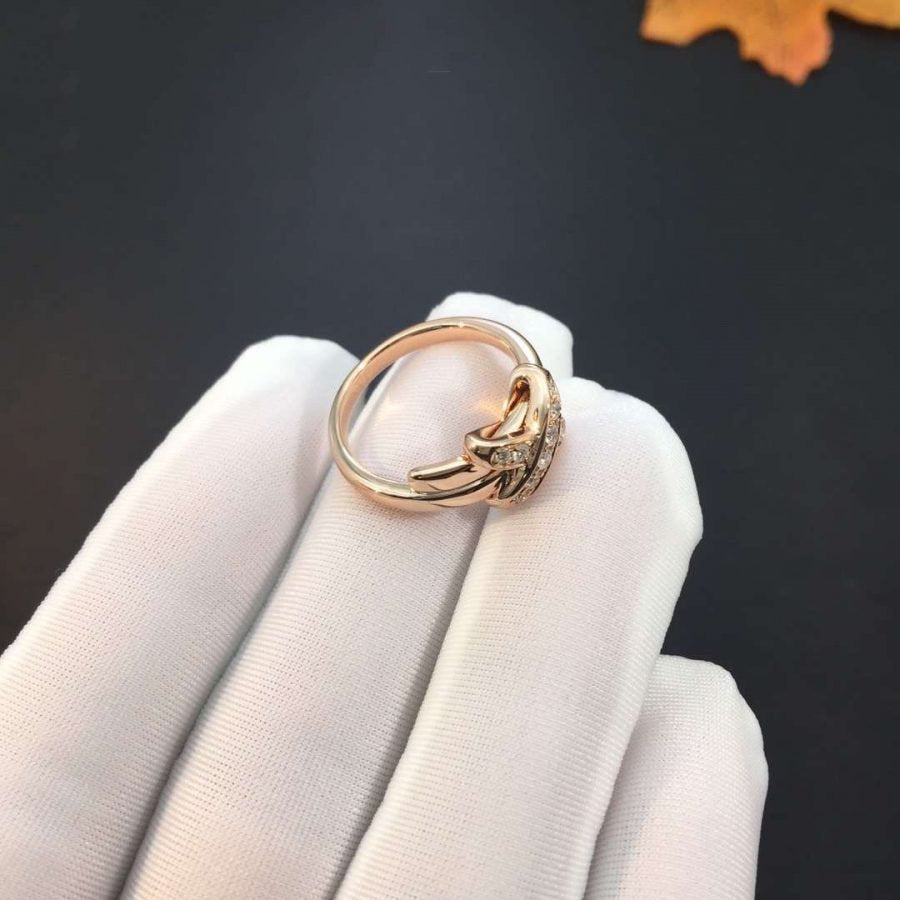 [ORA]JEUX DE PINK GOLD DIAMOND RING