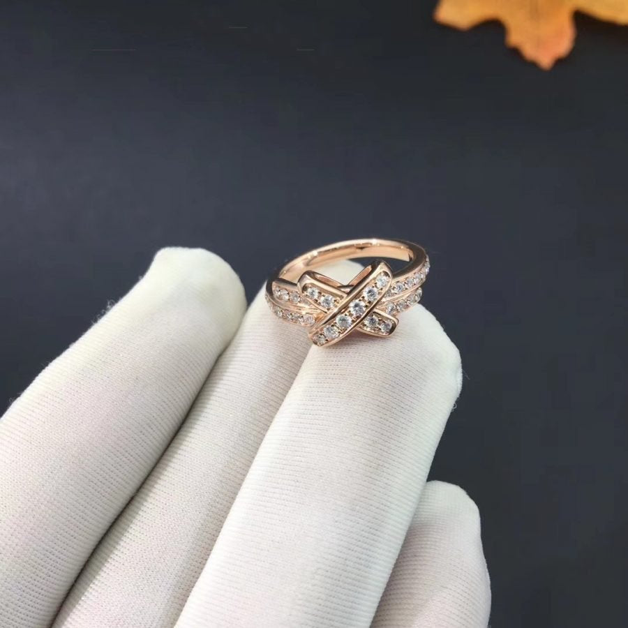 [ORA]JEUX DE RING PINK GOLD DIAMOND
