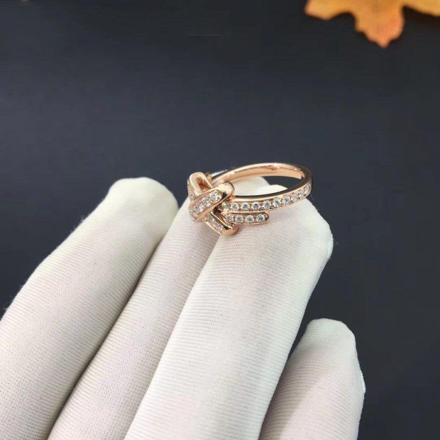 [ORA]JEUX DE RING PINK GOLD DIAMOND