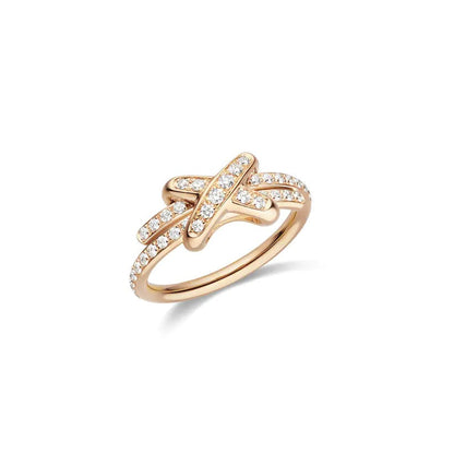 [ORA]JEUX DE RING PINK GOLD DIAMOND
