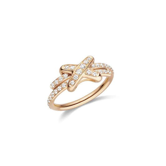 [ORA]JEUX DE RING PINK GOLD DIAMOND