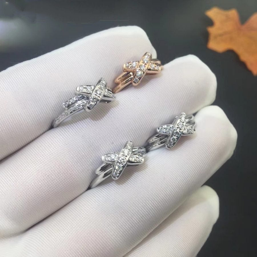 [ORA]JEUX DE SILVER DIAMOND RING
