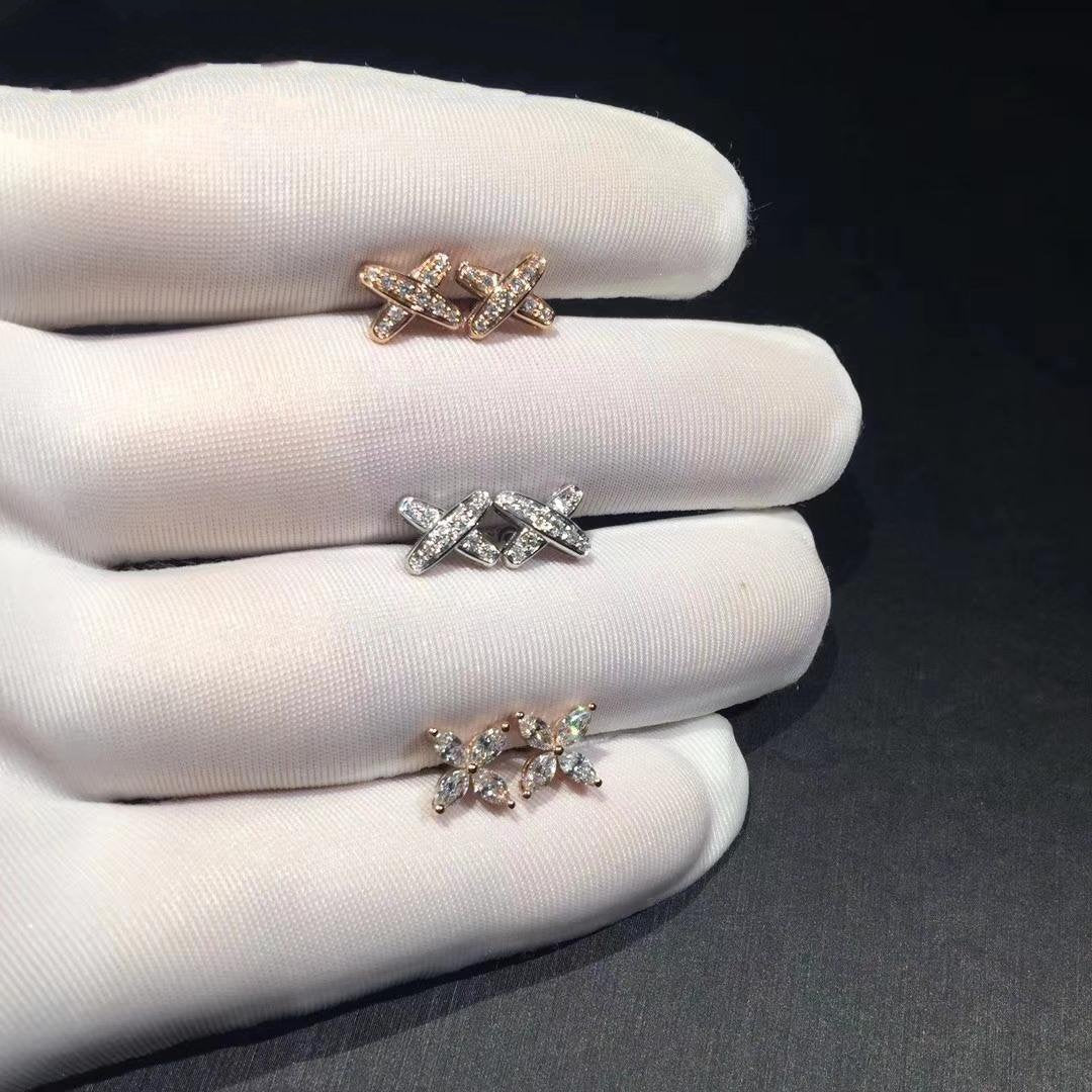 [ORA]JEUX DE DIAMOND EARRINGS