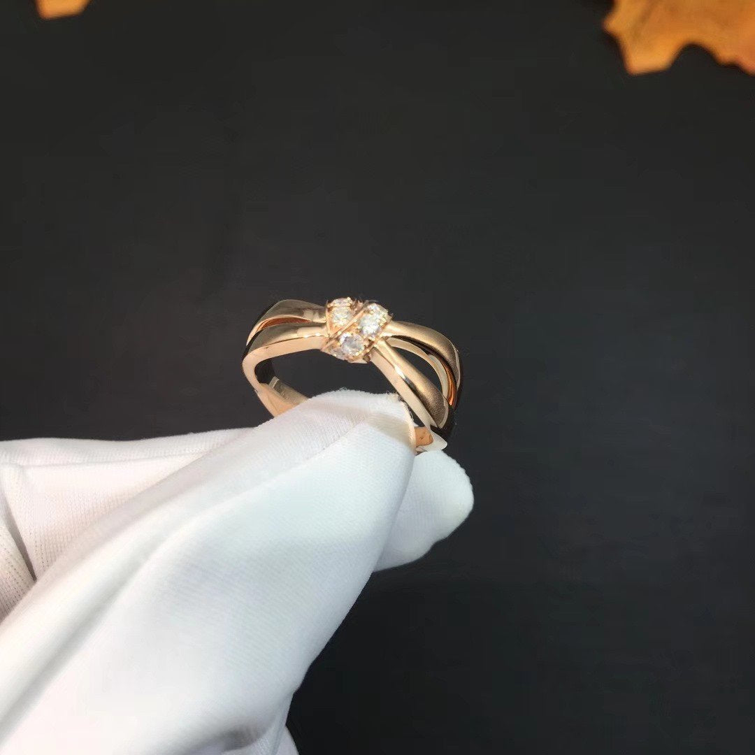 [ORA]LIENS RING PINK GOLD DIAMOND
