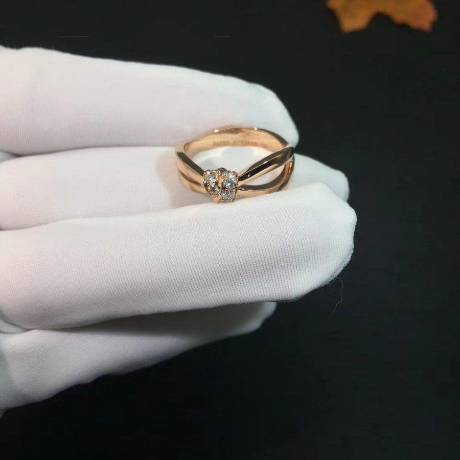 [ORA]LIENS RING PINK GOLD DIAMOND