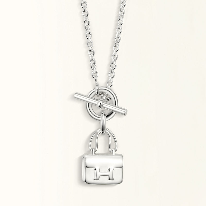 [ORA]POP H PEDANT SILVER NECKLACE