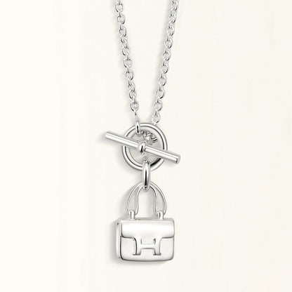 [ORA]POP H PEDANT SILVER NECKLACE