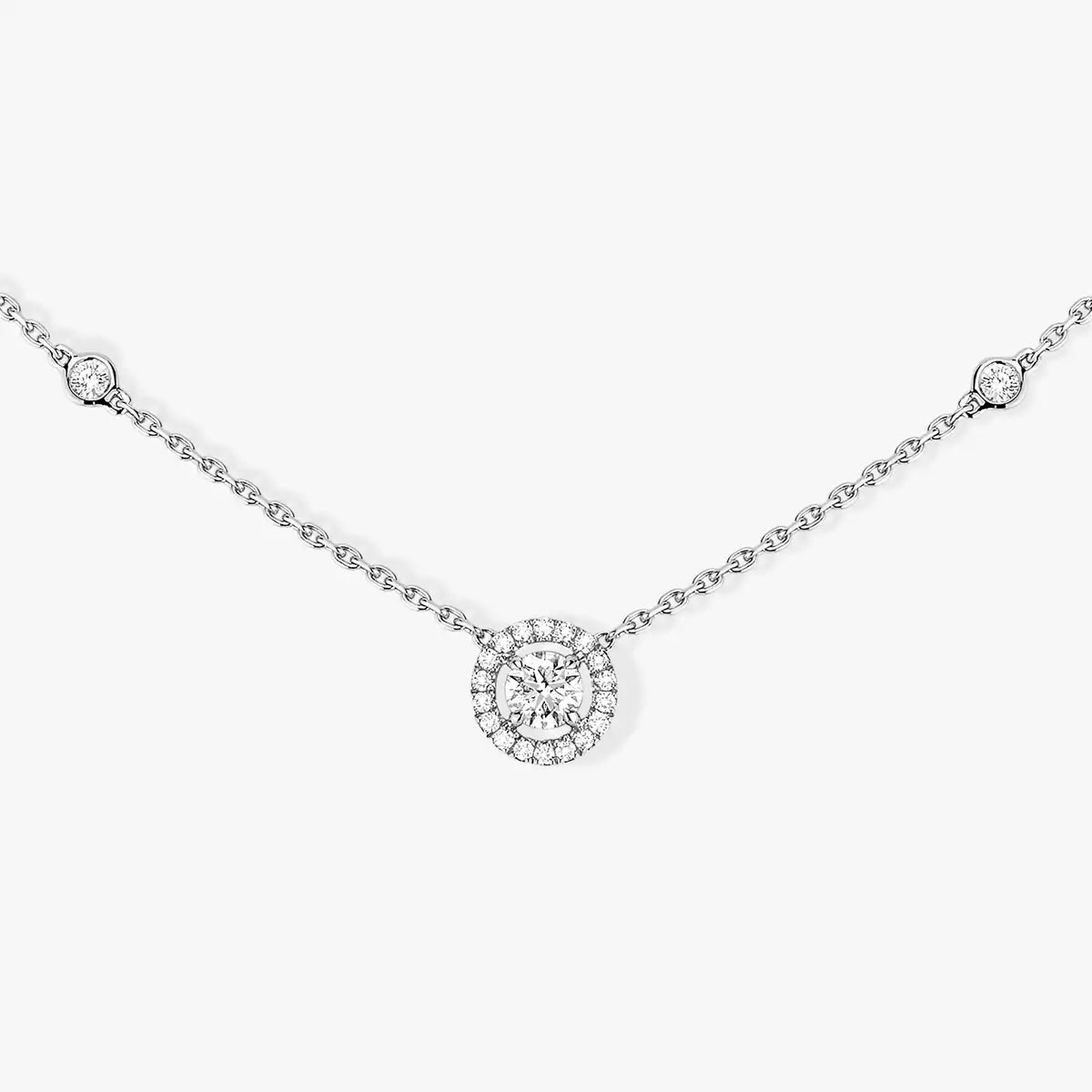 [ORA]Diamond Necklace 0,20ct Brilliant Shape Joy