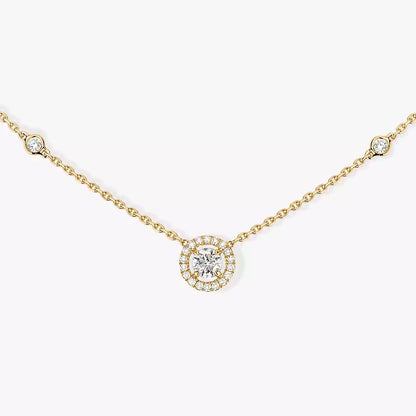 [ORA]Diamond Necklace 0,20ct Brilliant Shape Joy