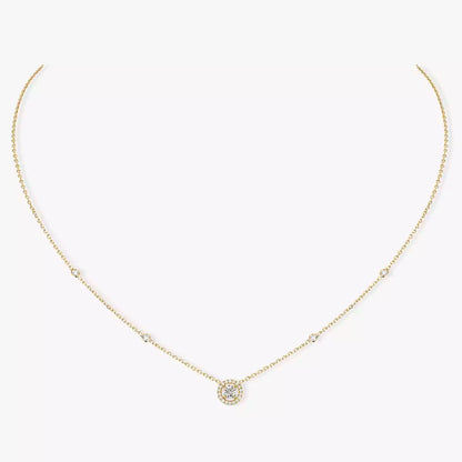 [ORA]Diamond Necklace 0,20ct Brilliant Shape Joy