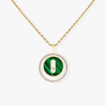 [ORA]Lucky Move Diamond Necklace in Rose Gold and White Mother-of-Pearl