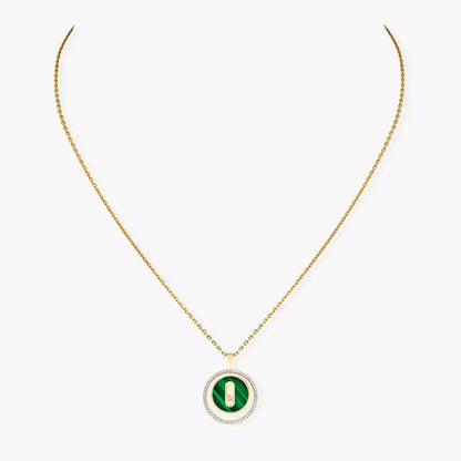 [ORA]Lucky Move Diamond Necklace in Rose Gold and White Mother-of-Pearl