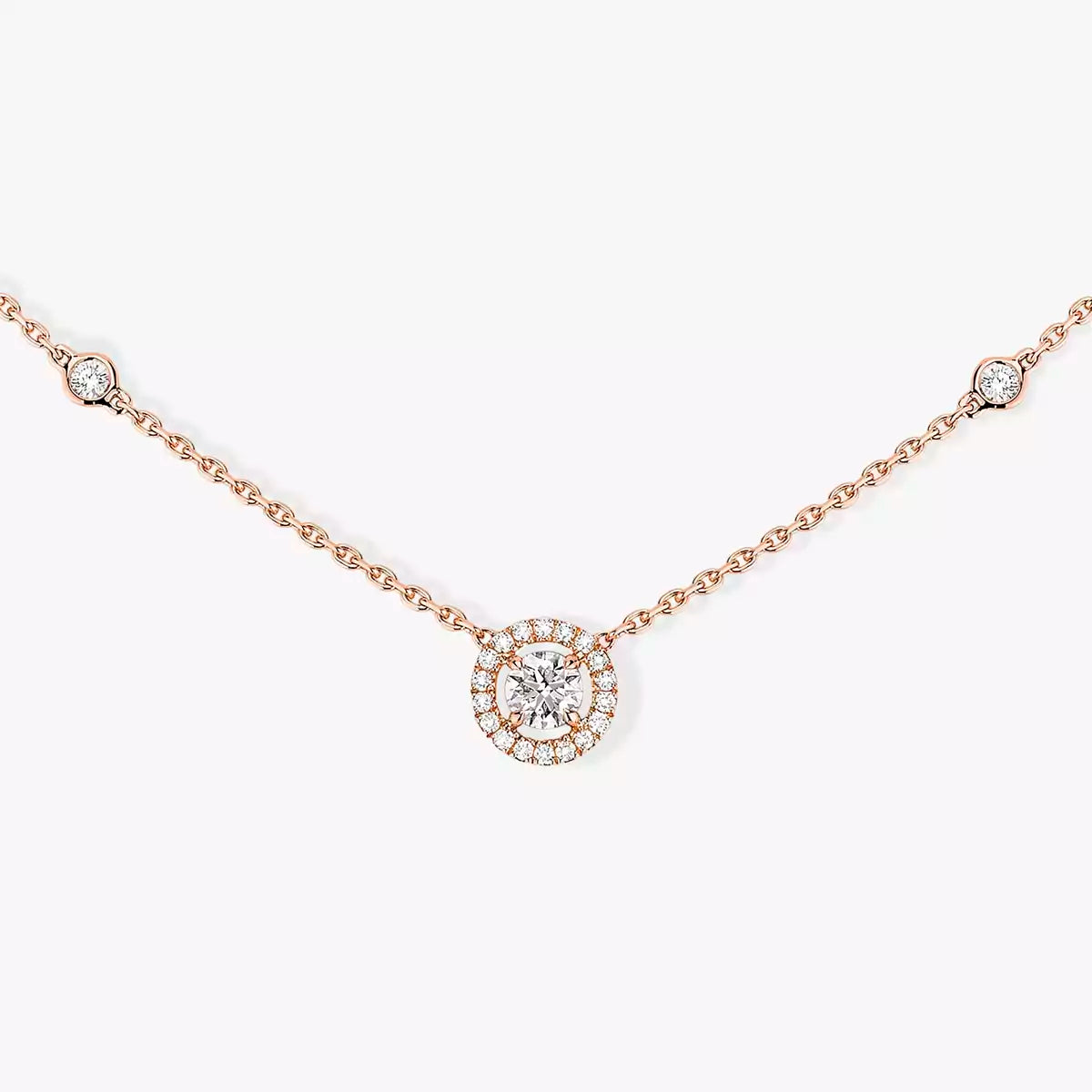 [ORA]Diamond Necklace 0,20ct Brilliant Shape Joy