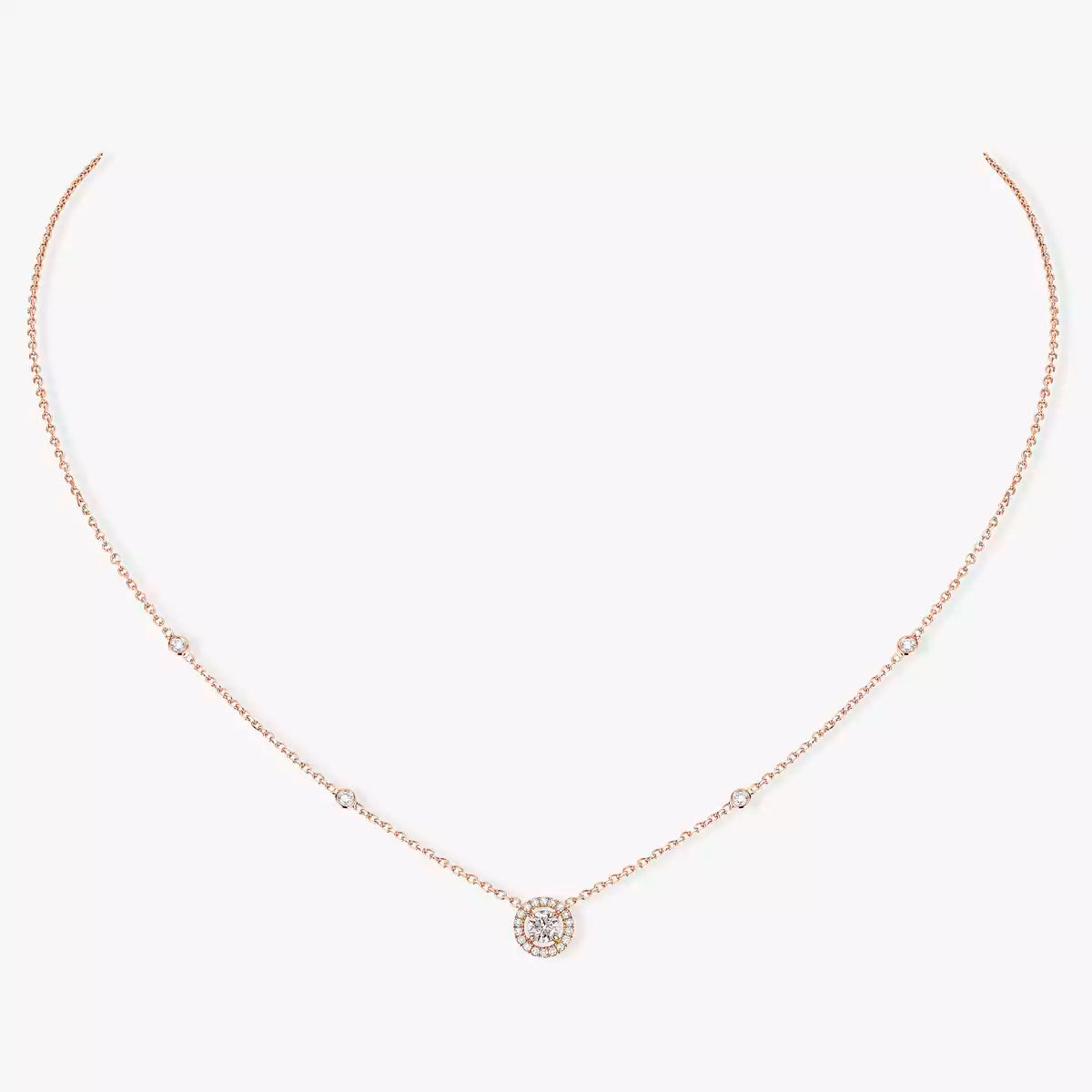 [ORA]Diamond Necklace 0,20ct Brilliant Shape Joy