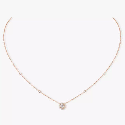 [ORA]Diamond Necklace 0,20ct Brilliant Shape Joy