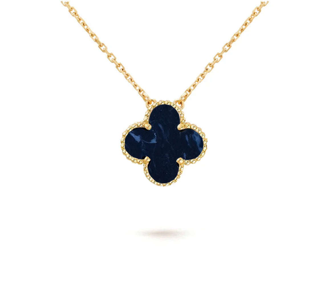 [ORA]CLOVER 15MM SINGLE FLOWER NECKLACE COLLECTION