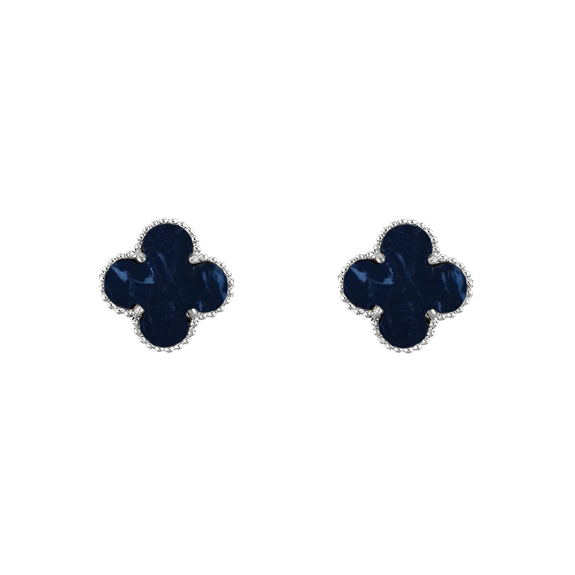 [ORA]CLOVER SILVER 15MM EARRINGS COLLECTION