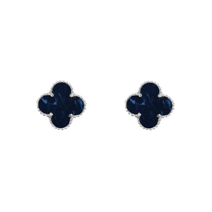 [ORA]CLOVER SILVER 15MM EARRINGS COLLECTION