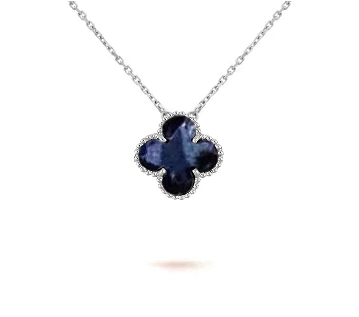 [ORA]CLOVER 15MM NECKLACE SILVER COLLECTION