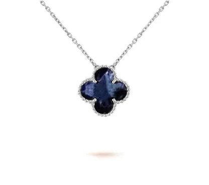 [ORA]CLOVER 15MM NECKLACE SILVER COLLECTION