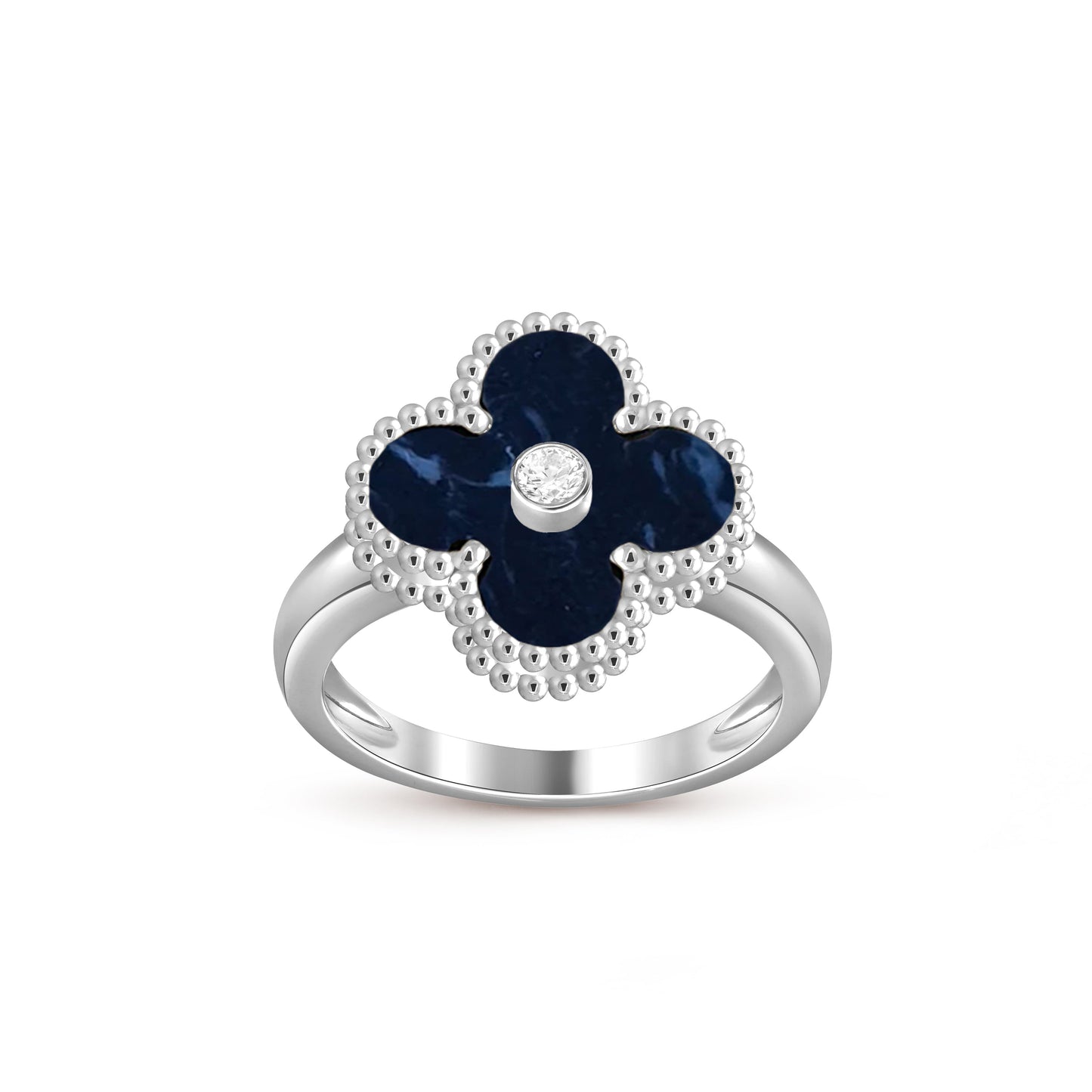 [ORA]CLOVER SILVER DIOMND RING COLLECTION