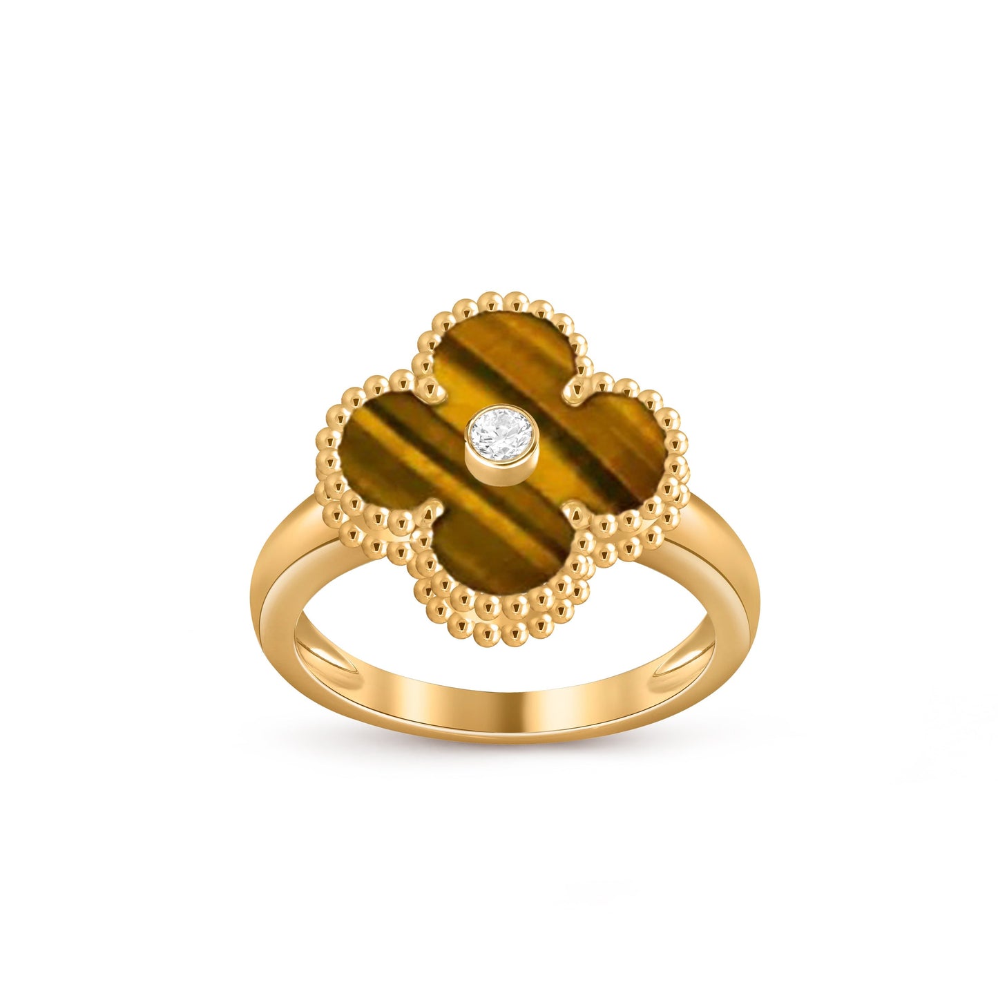 [ORA]CLOVER DIAMOND RING GOLD COLLECTION