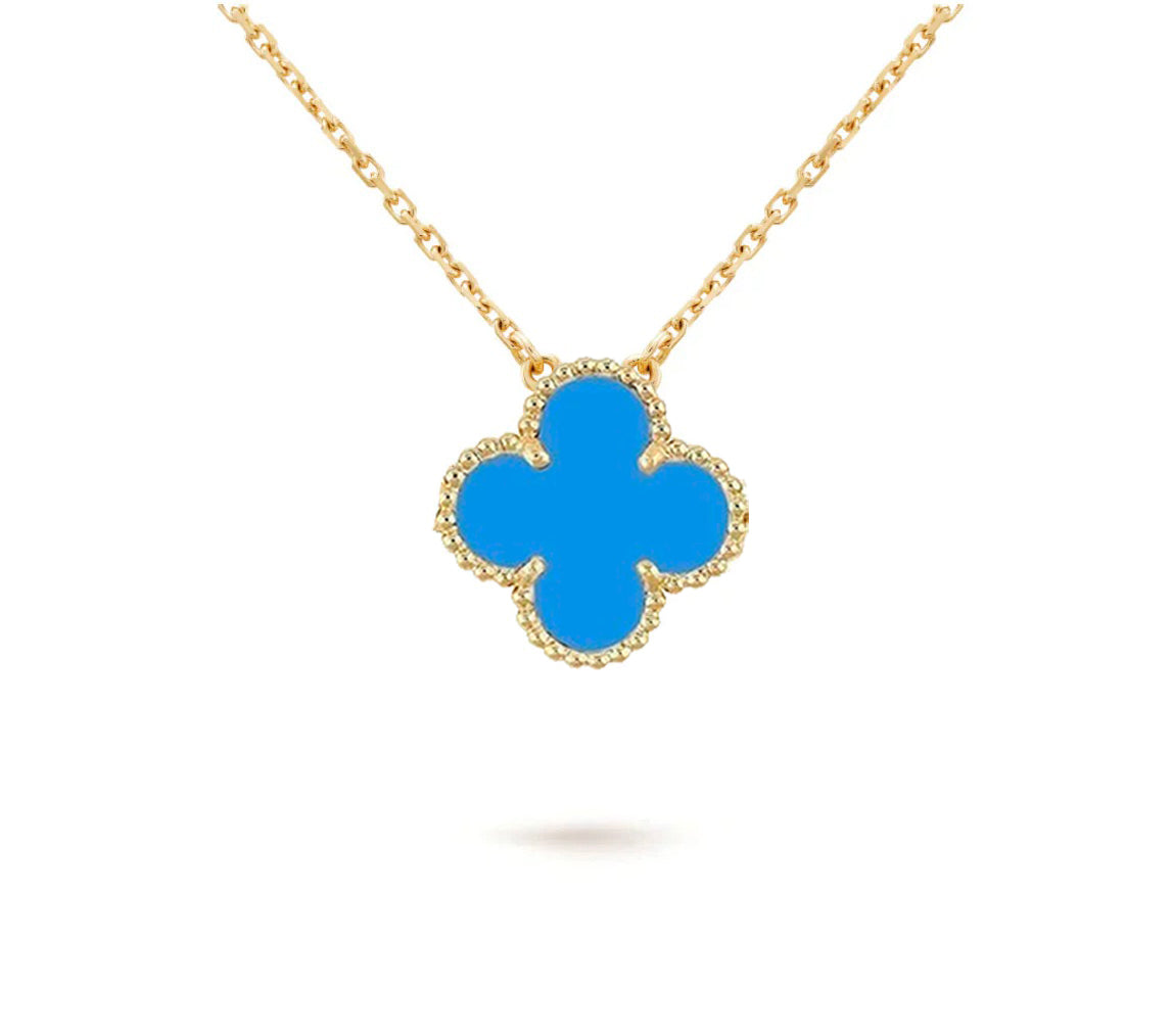 [ORA]CLOVER 15MM SINGLE FLOWER NECKLACE COLLECTION