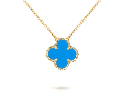 [ORA]CLOVER 15MM SINGLE FLOWER NECKLACE COLLECTION
