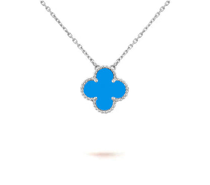 [ORA]CLOVER 15MM NECKLACE SILVER COLLECTION