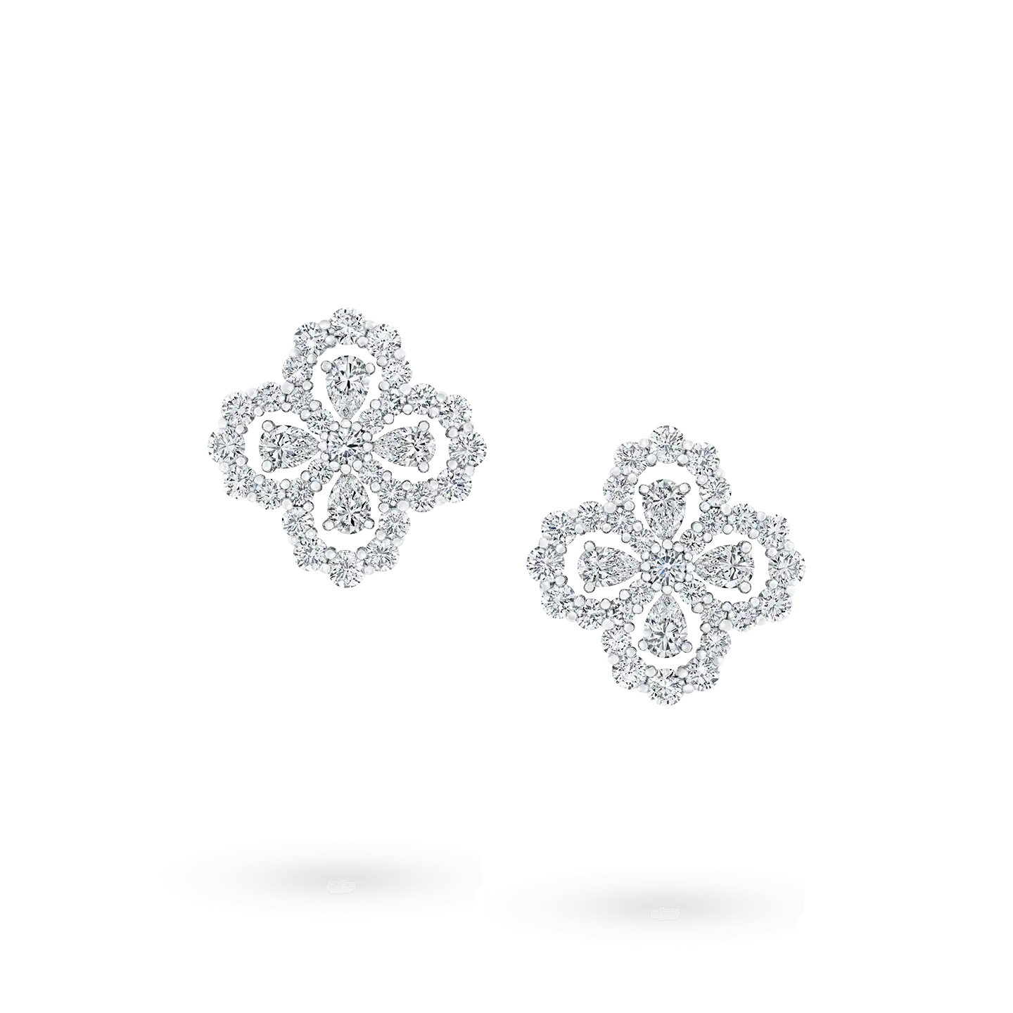 [ORA]LOOP EARRINGS FULL MOTIF DIAMOND 16MM