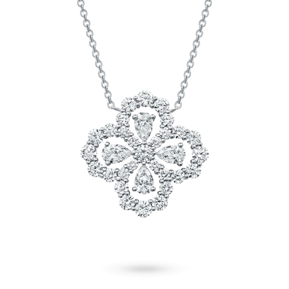 [ORA]LOOP NECKLACE FULL MOTIF DIAMOND 16MM MULTIPLE COLORS