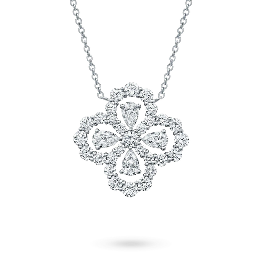 [ORA]LOOP NECKLACE FULL MOTIF DIAMOND 16MM MULTIPLE COLORS
