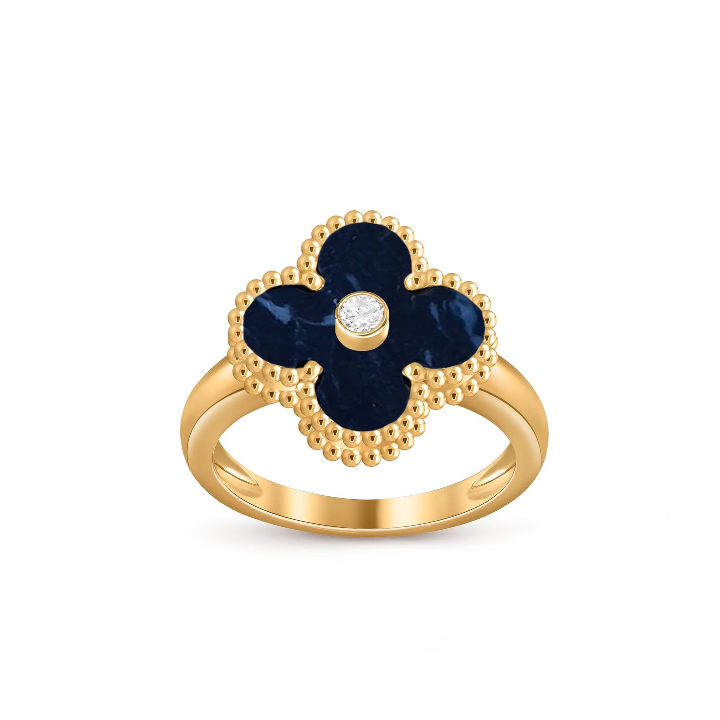 [ORA]CLOVER DIAMOND RING GOLD COLLECTION