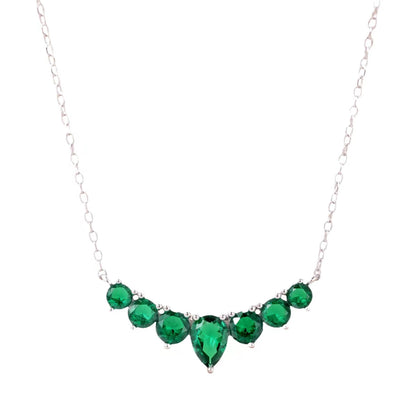 [ORA ]Dainty Colorful Heart Necklace