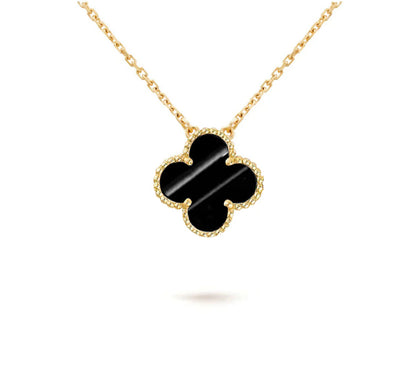 [ORA]CLOVER 15MM SINGLE FLOWER NECKLACE COLLECTION