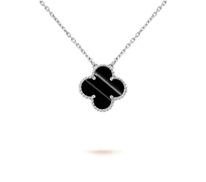 [ORA]CLOVER 15MM NECKLACE SILVER COLLECTION