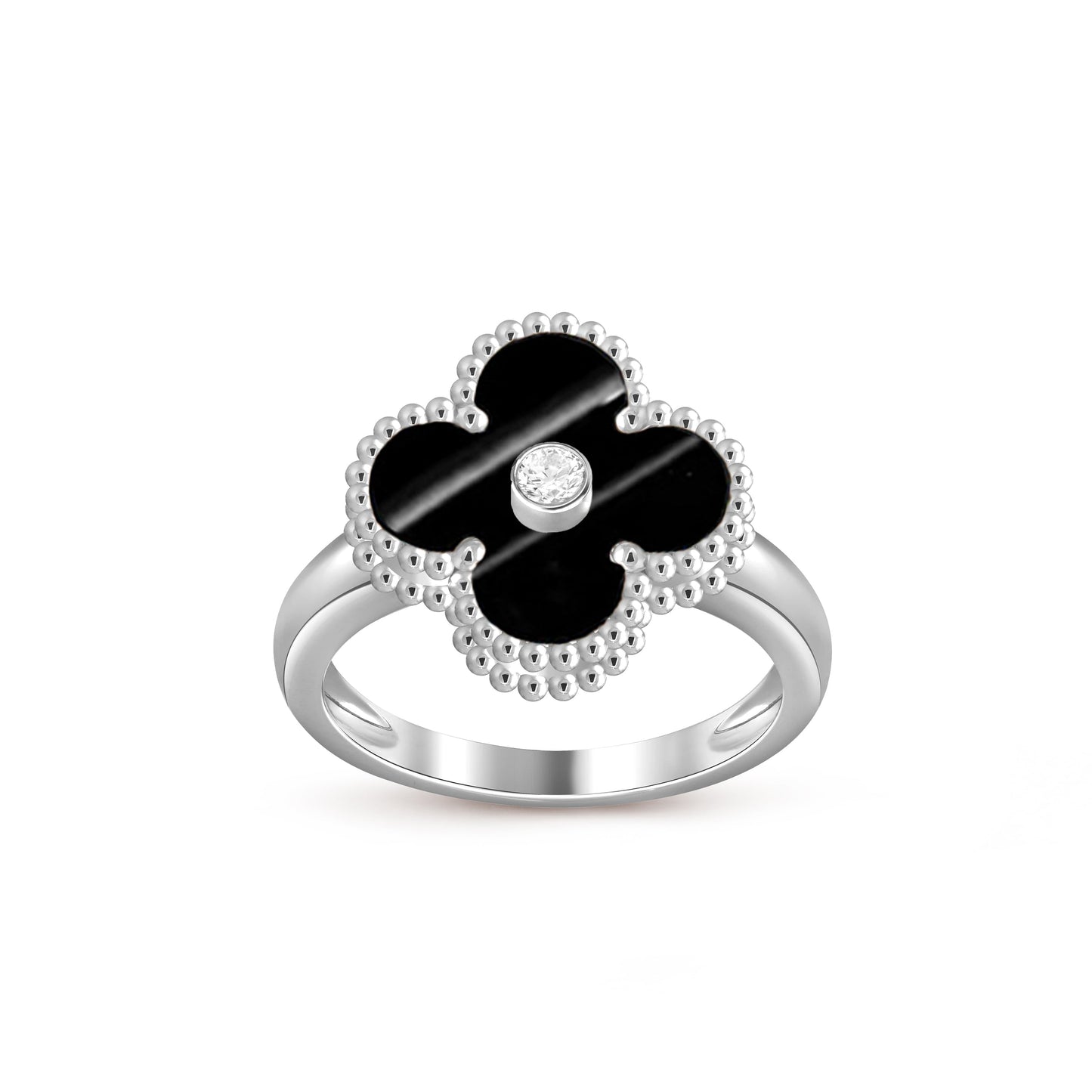 [ORA]CLOVER SILVER DIOMND RING COLLECTION