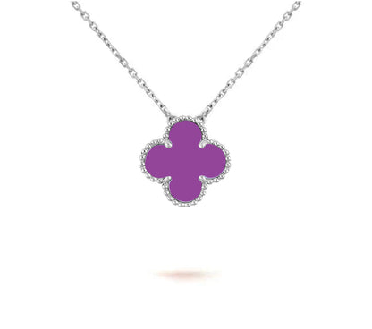 [ORA]CLOVER 15MM NECKLACE SILVER COLLECTION