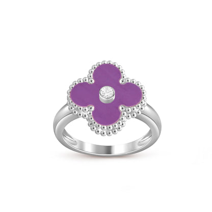 [ORA]CLOVER SILVER DIOMND RING COLLECTION