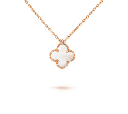 [ORA]CLOVER MINI 9.5MM CARNELIANS NECKLACE COLLECTION