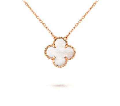 [ORA]CLOVER 15MM SINGLE FLOWER NECKLACE COLLECTION