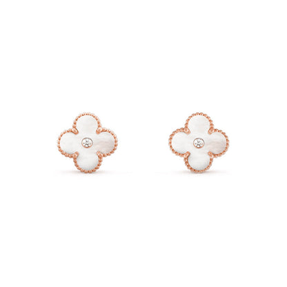 [ORA]CLOVER  15MM DIAMOND EARRINGS COLLECTION