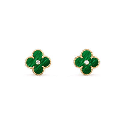 [ORA]CLOVER  15MM DIAMOND EARRINGS COLLECTION