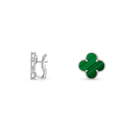 [ORA]CLOVER SILVER 15MM MOP EARRINGS COLLECTION