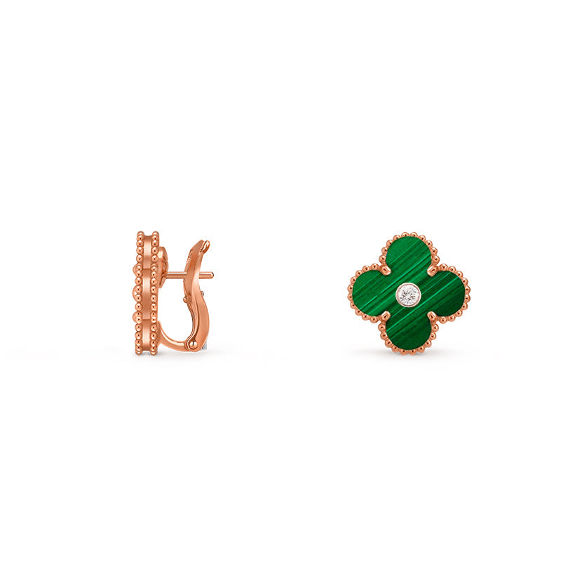 [ORA]CLOVER 15MM MOP DIAMOND EARRINGS COLLECTION