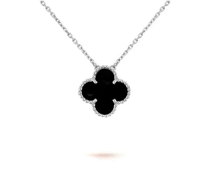[ORA]CLOVER 15MM NECKLACE SILVER COLLECTION